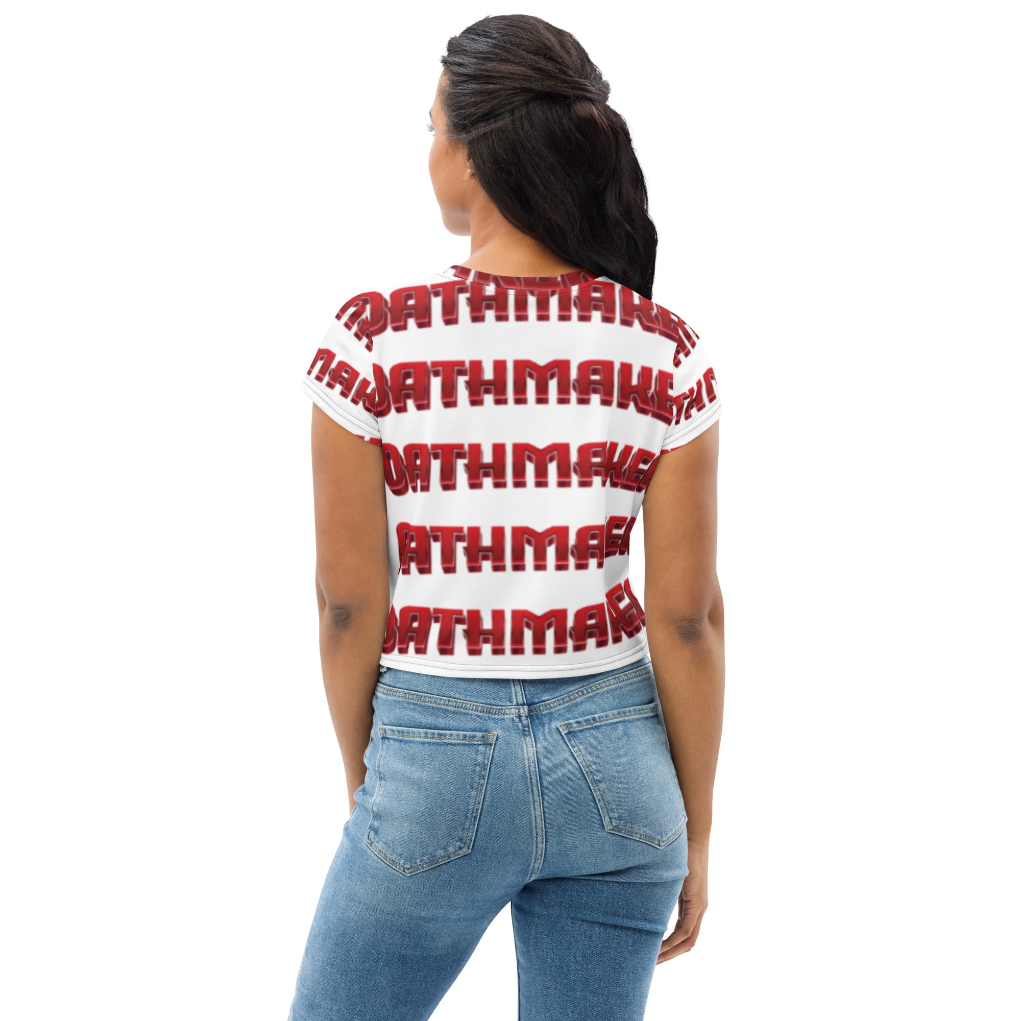 All-Over Print Crop Tee