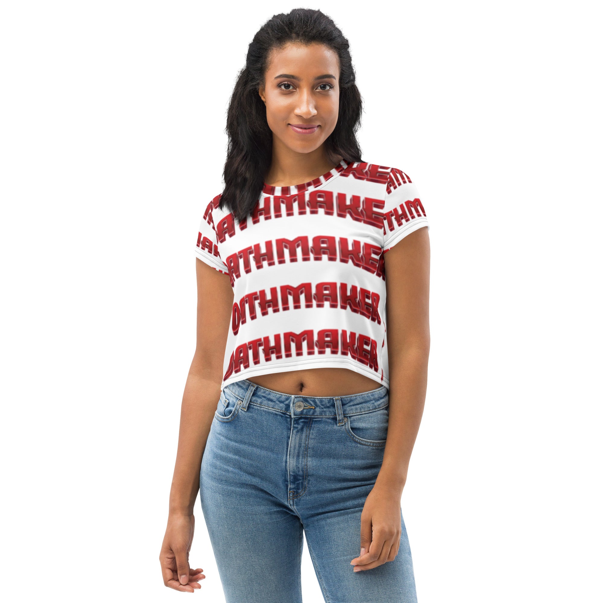 All-Over Print Crop Tee